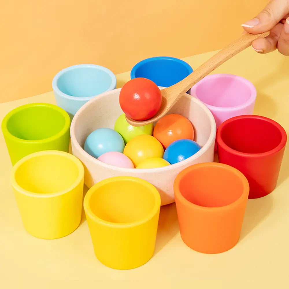 Color Matching Cups & Balls Set